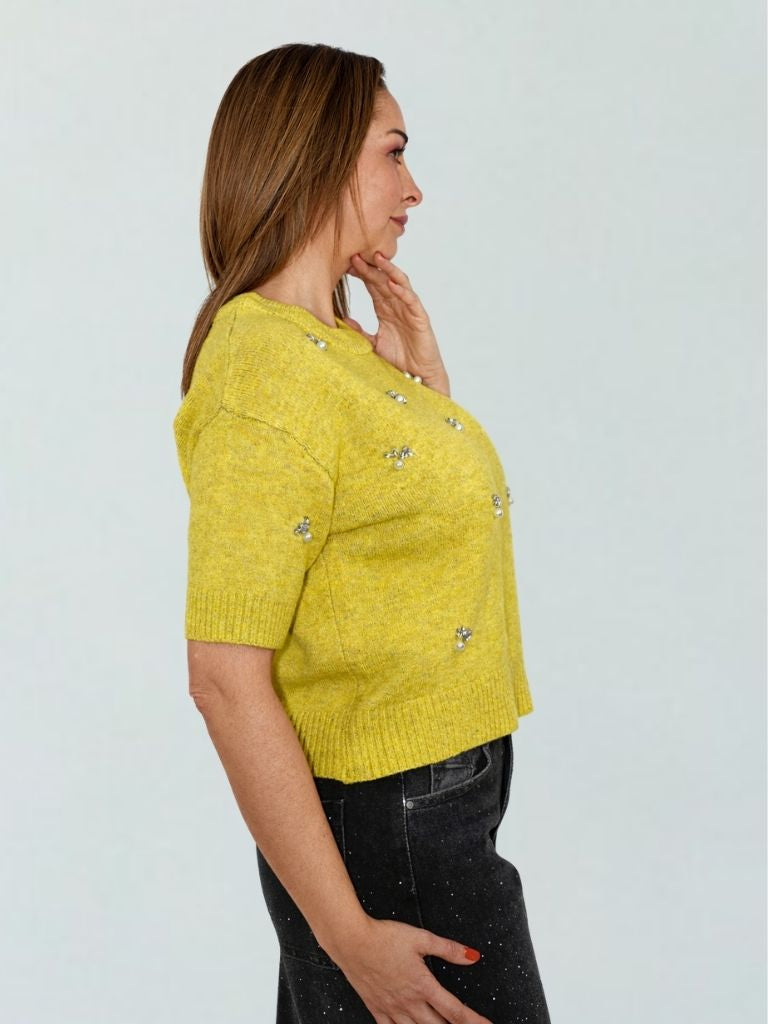 JERSEY PEDRERÍA MOSTAZA