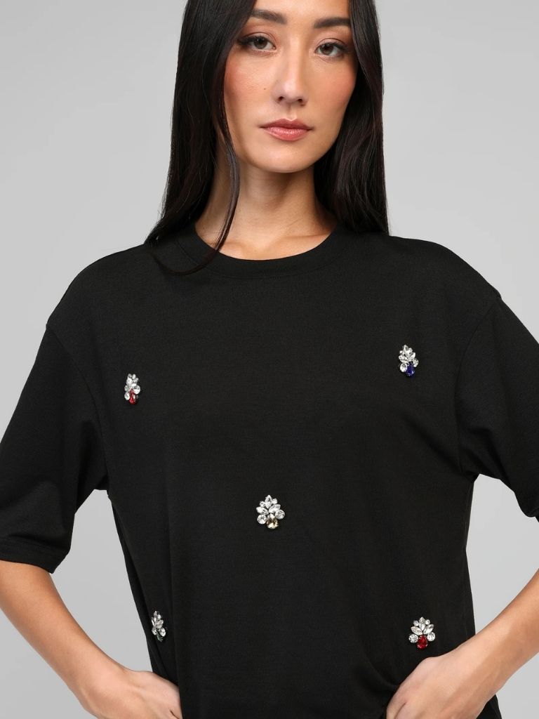 CAMISETA PEDRERÍA NEGRA