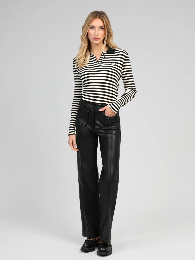 TOP DE RAYAS MANGA LARGA