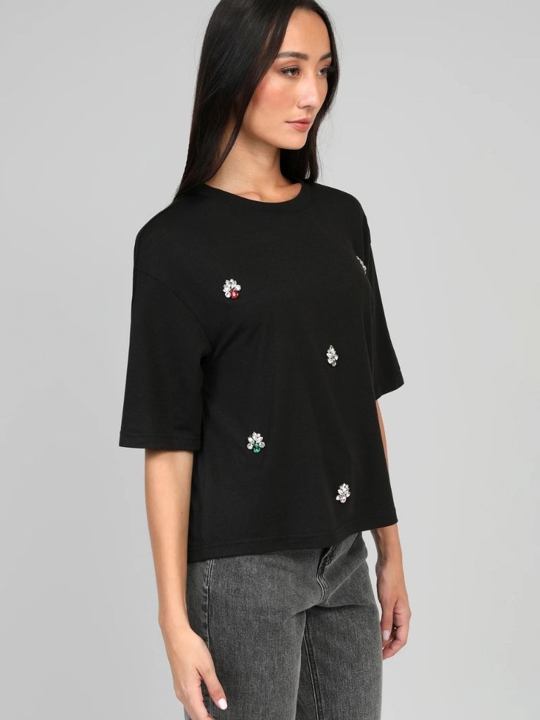 CAMISETA PEDRERÍA NEGRA