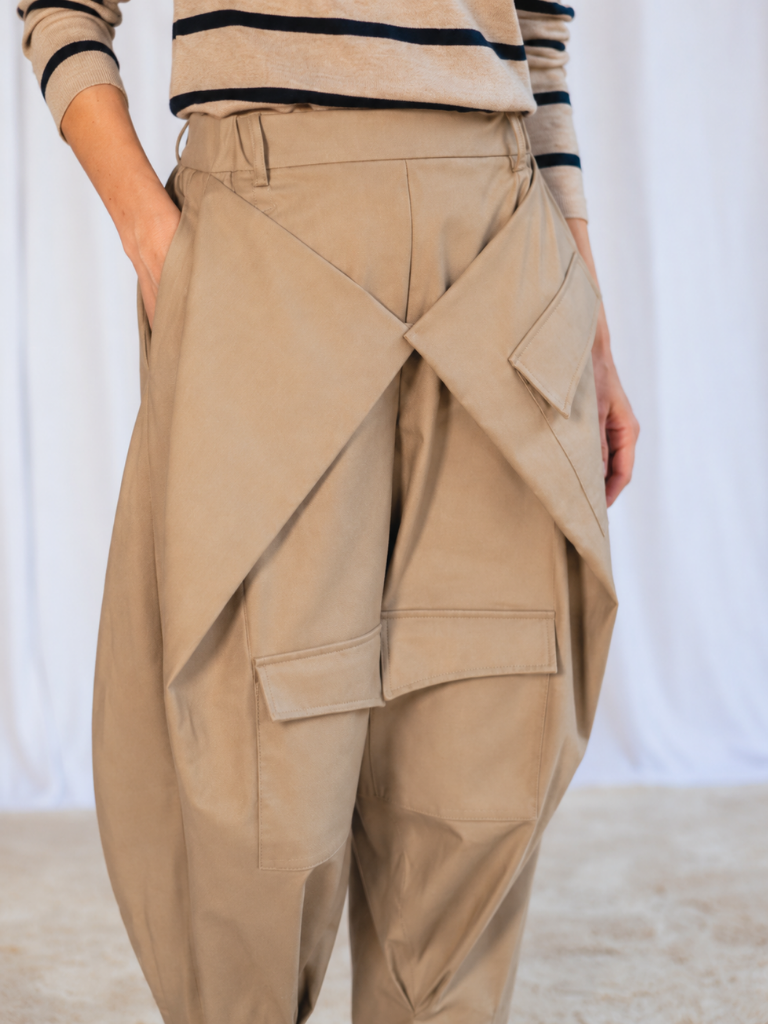 PANTALÓN TRAJE BEIGE