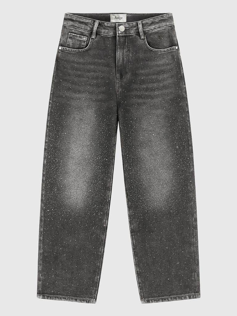 JEANS GRISES DEGRADADOS BRILLOS