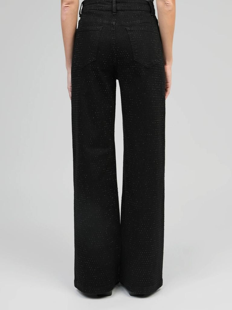 JEANS NEGROS BRILLOS