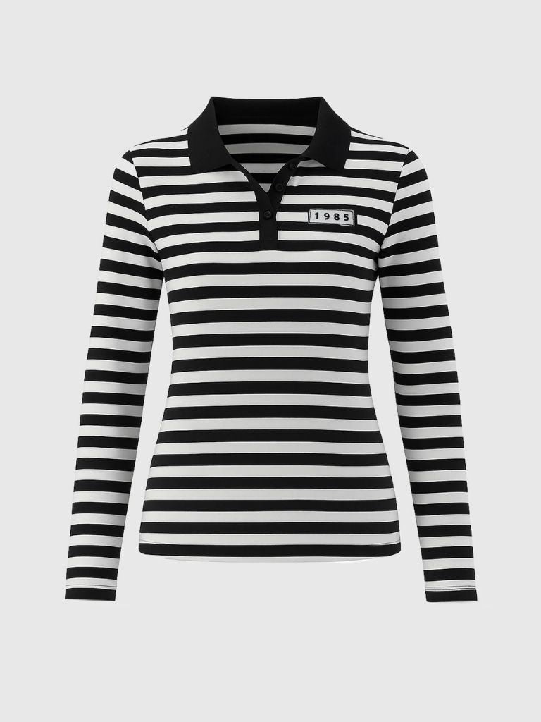 TOP DE RAYAS MANGA LARGA