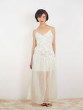 VESTIDO BLANCO FLORES