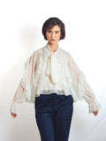BLUSA BLANCO ROTO VOLANTES