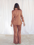 TRAJE SATINADO ROSA