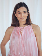 VESTIDO CORTO ROSA