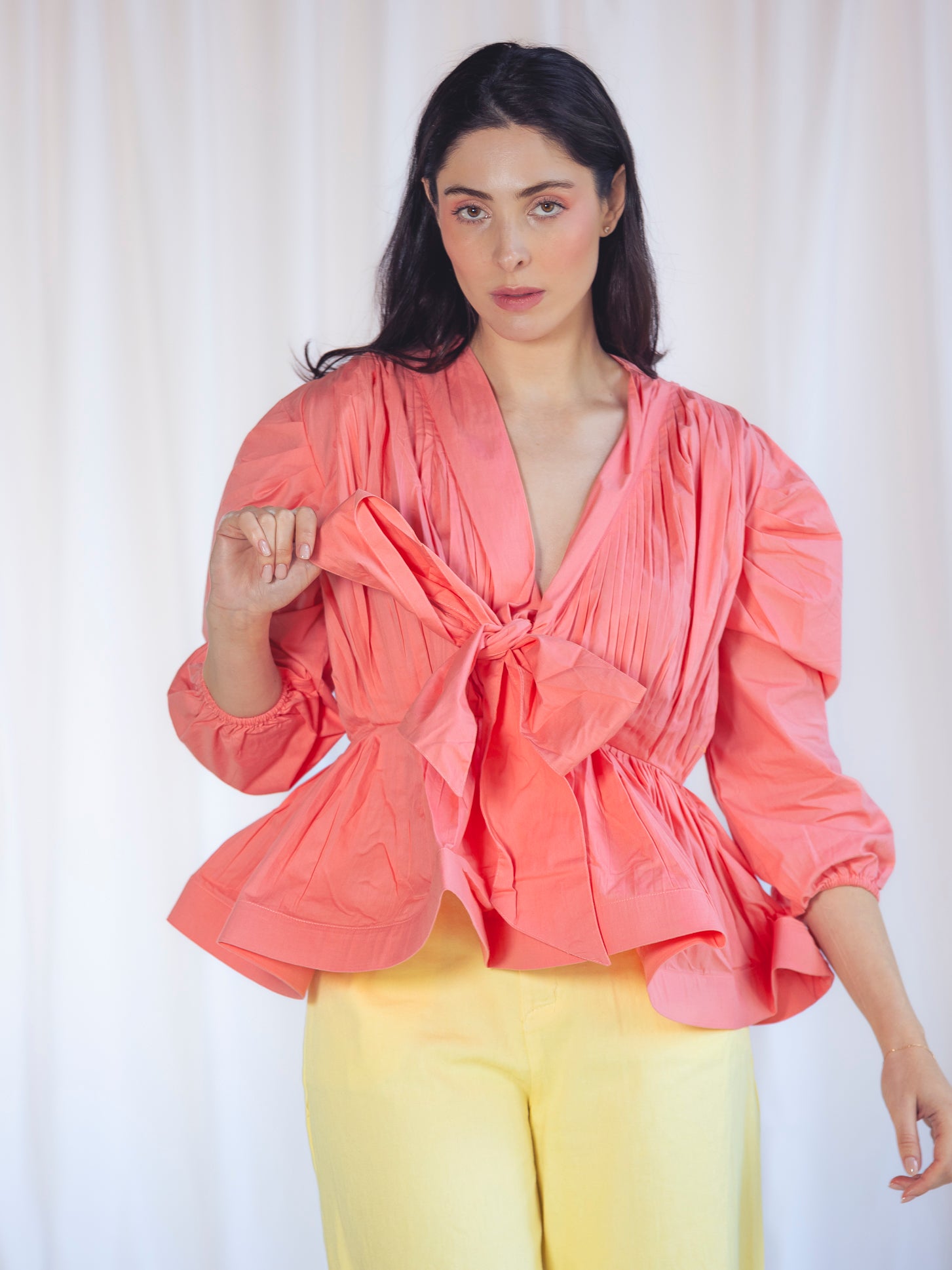 CAMISA ROSA LAZADA
