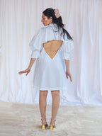 VESTIDO BLANCO ESCOTE ESPALDA