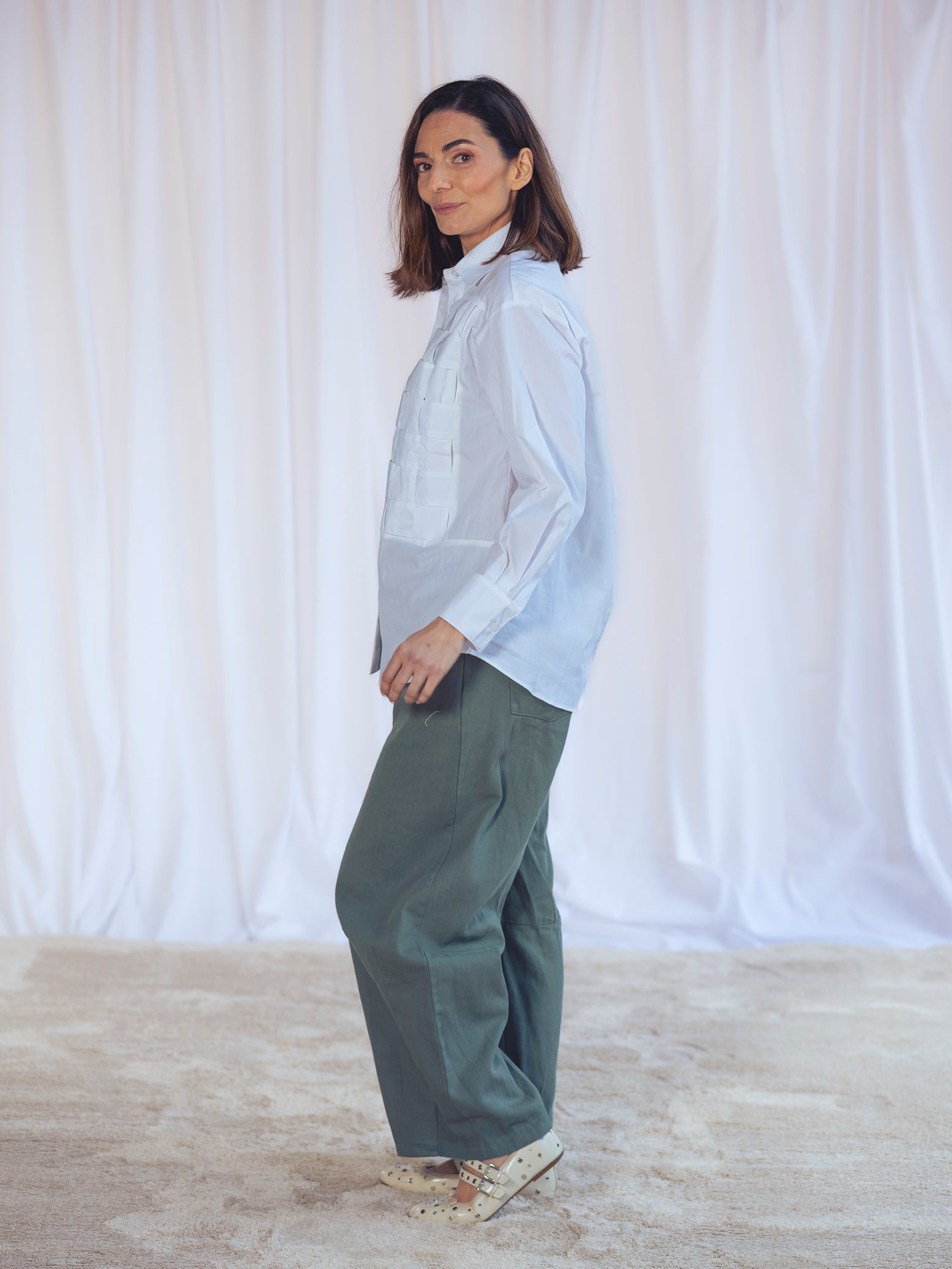 CAMISA BLANCA CUERPO TRENZADO