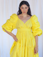 VESTIDO LARGO AMARILLO