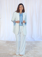 PANTALÓN TRAJE BLANCO