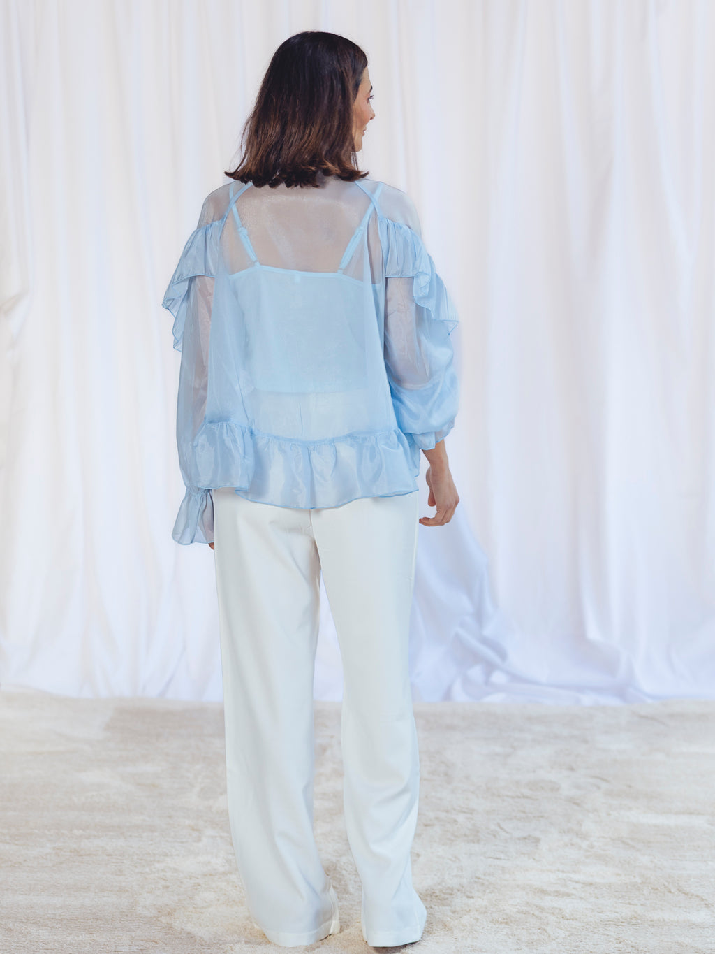 PANTALÓN TRAJE BLANCO