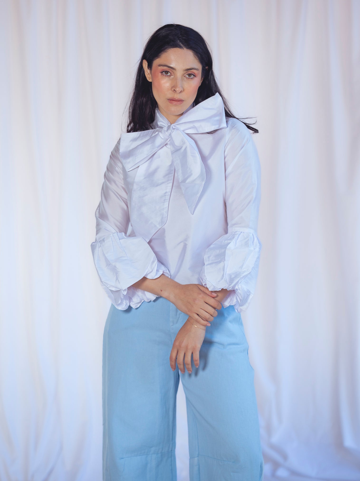 CAMISA BLANCA LAZADA