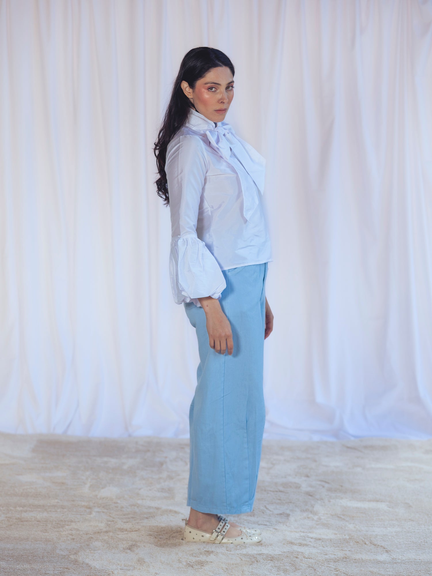 CAMISA BLANCA LAZADA