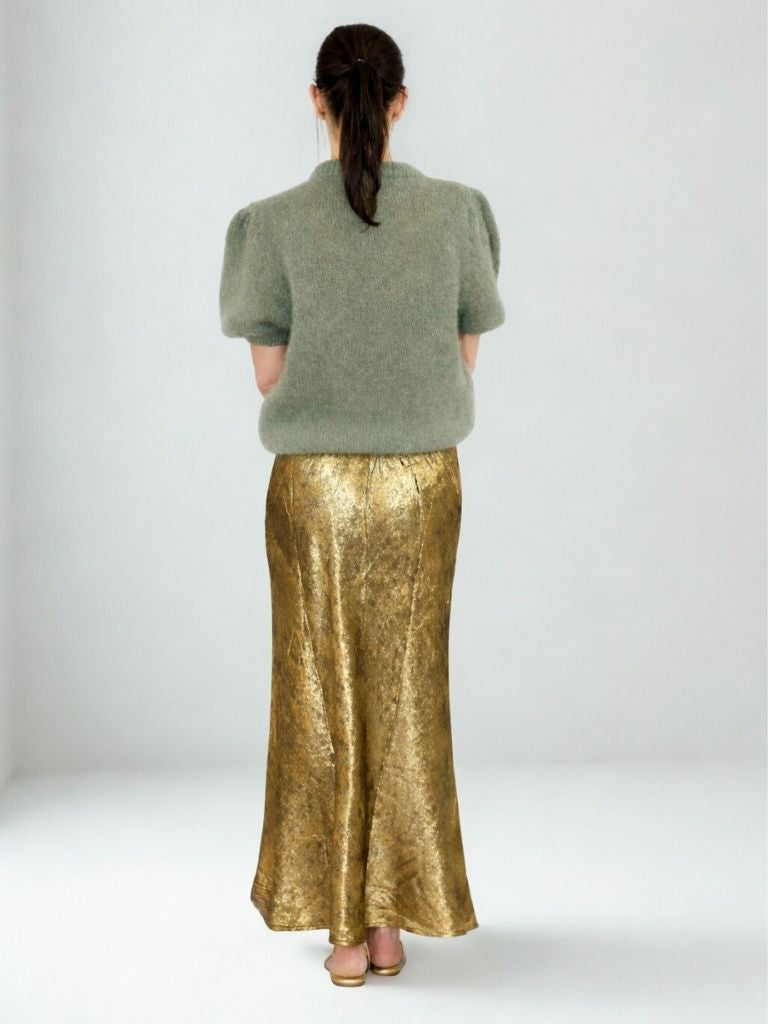 FALDA METALIZADA BRONCE